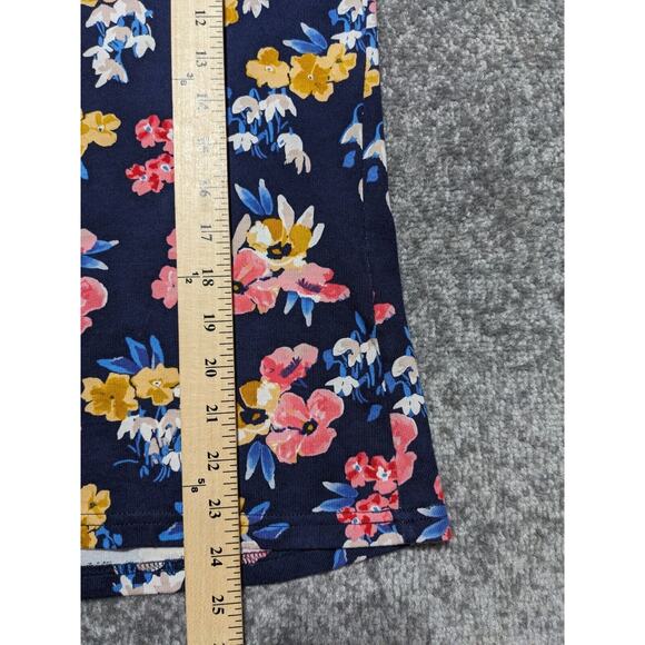 Joules Blouse Top Women 8 Blue Floral Harbour Print Long Sleeve Pullover W61 - Picture 12 of 14